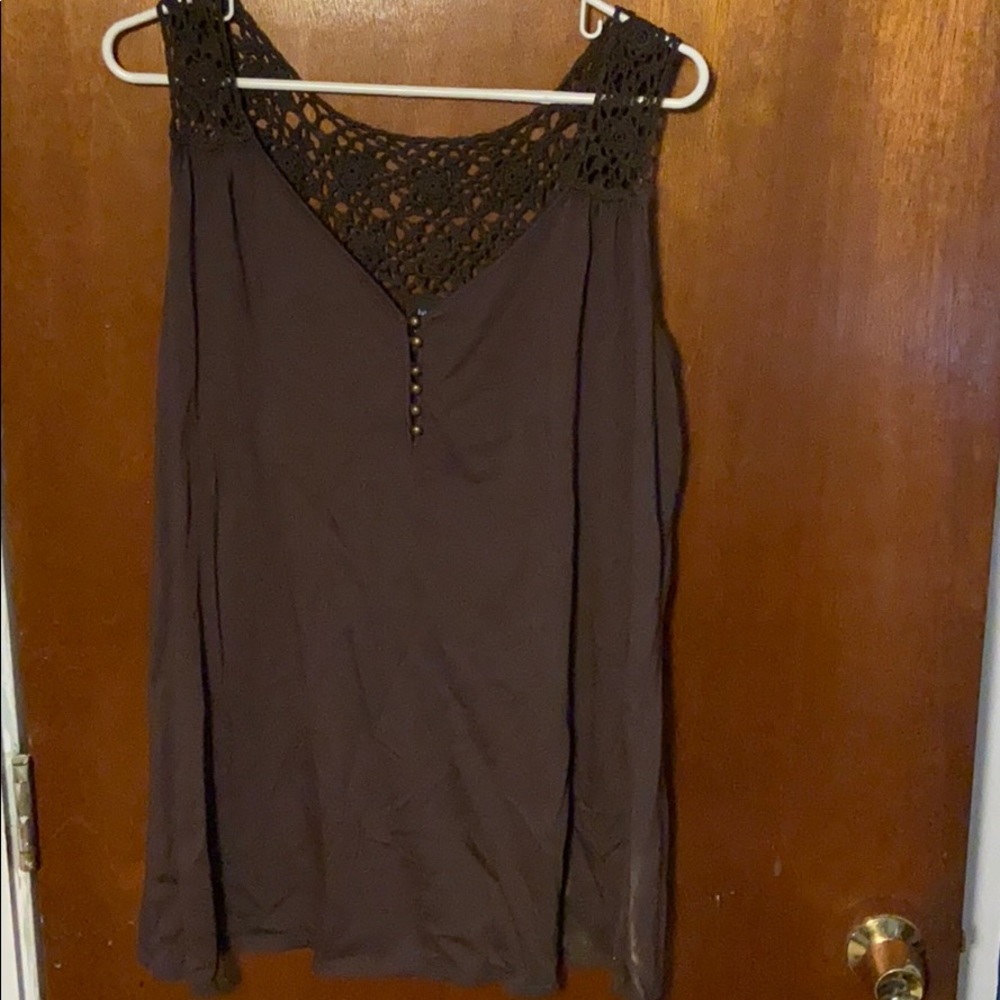 Babystyle brown blouse xl